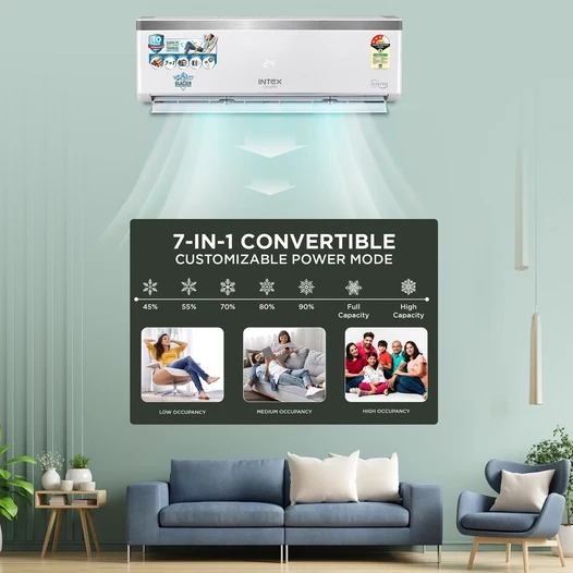 INTEX SRAC183i Inverter AC - 1.5 TON - Air Conditioner - Image 2